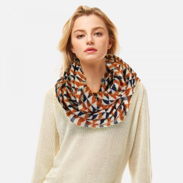 Wholesale light knit infinity scarf One fits most Acrylic