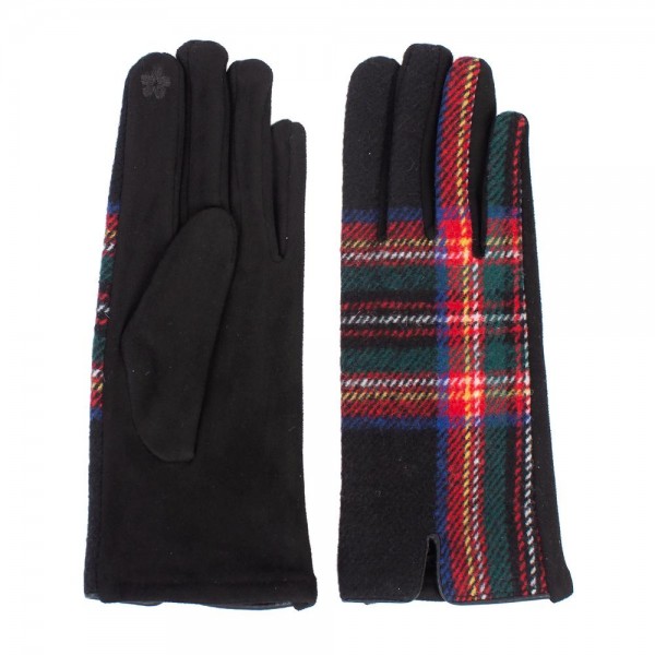 Plaid Smart Touch Gloves 

- Touchscreen Compatible
- One size fits most
- 100% Polyester