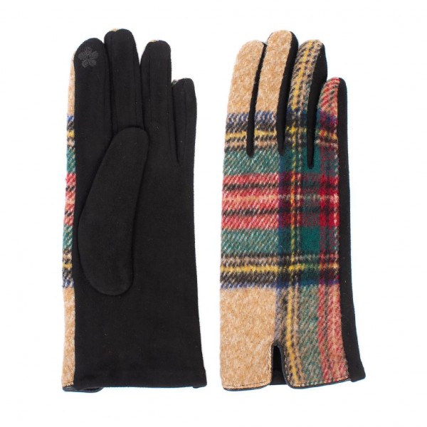 Plaid Smart Touch Gloves 

- Touchscreen Compatible
- One size fits most
- 100% Polyester
