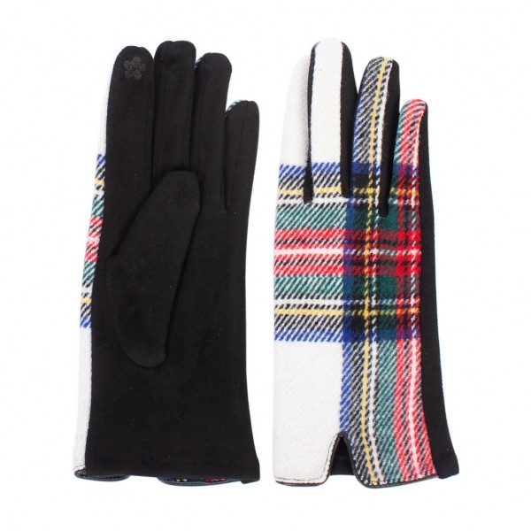 Plaid Smart Touch Gloves 

- Touchscreen Compatible
- One size fits most
- 100% Polyester
