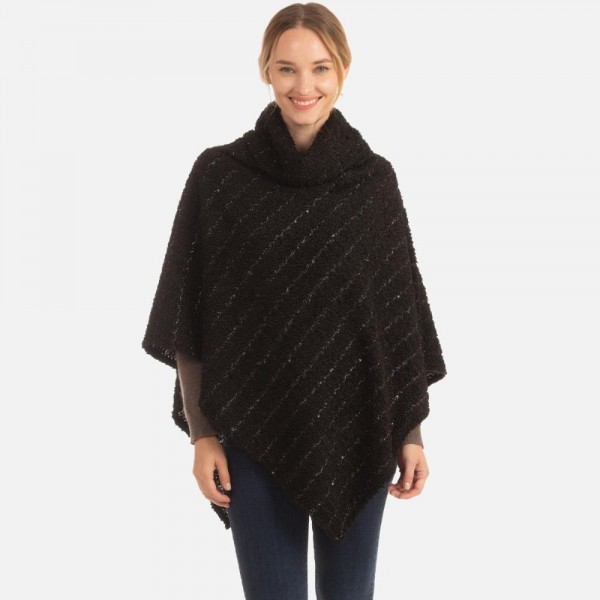 Wholesale soft sherpa poncho cowl neck One fits most Acrylic