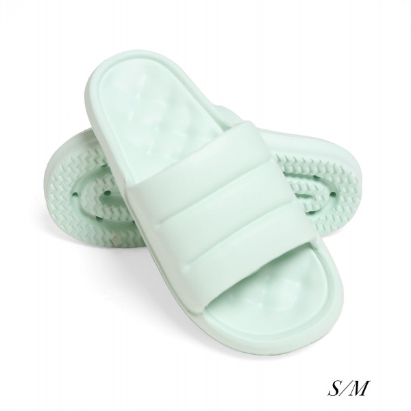 Wholesale unisex EVA Super Soft Thick Sole Slide Sandals Non slip Quick Dry S M