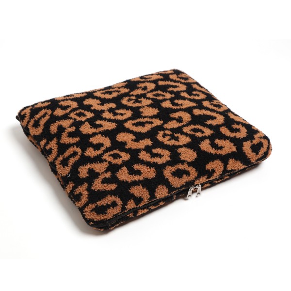 Animal Print Knit ComfyLuxe Two in One Blanket Pillow. The Softest Throw Blanket Made of the Highest Quality Material. So Soft You Have to Feel Them for Yourself.

- Approximately 50" W x 60" L
-100% Poly Microfiber
- Extra Plush and Cozy