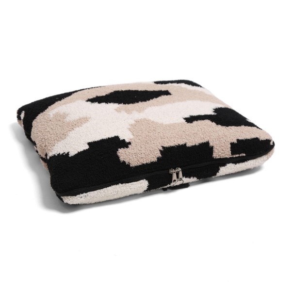 Wholesale camouflage Knit ComfyLuxe Two One Blanket Pillow Softest Throw Blanket