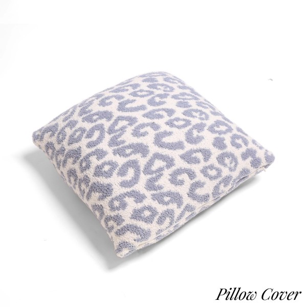 Leopard Print ComfyLuxe Pillow Cover. The Softest Pillow Cover Made of the Highest Quality Material. So Soft You Have to Feel Them for Yourself.

- Approximately 18" W x 18" L
-100% Poly Microfiber
- Extra Plush and Cozy

*** Pillow Not Included