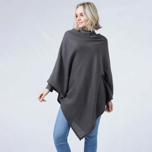 Textured Jersey Poncho

- One Size Fits Most (0-14)
- 100% Polyester