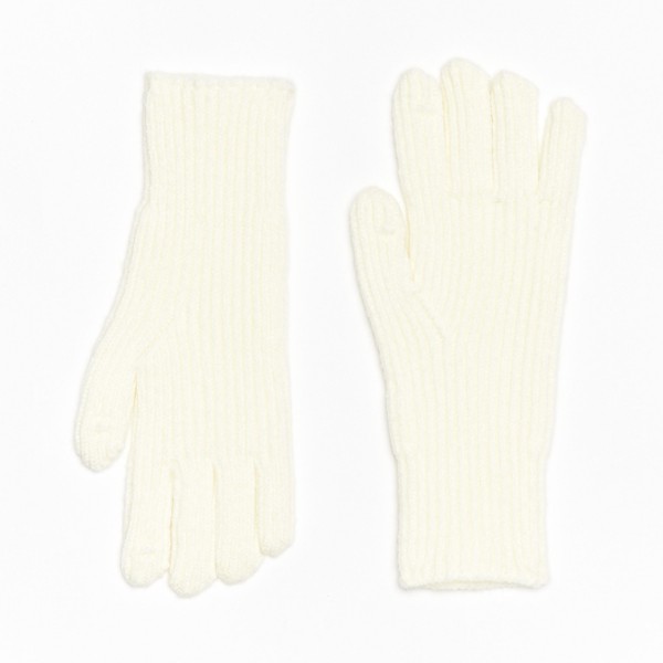 Wholesale solid Knit Cashmere Blend Gloves One Polyester Cashmere