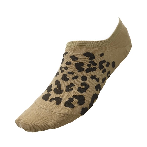 Wholesale leopard Print Ankle Socks Pack One Fits Most Adult Combed Cotton Spand
