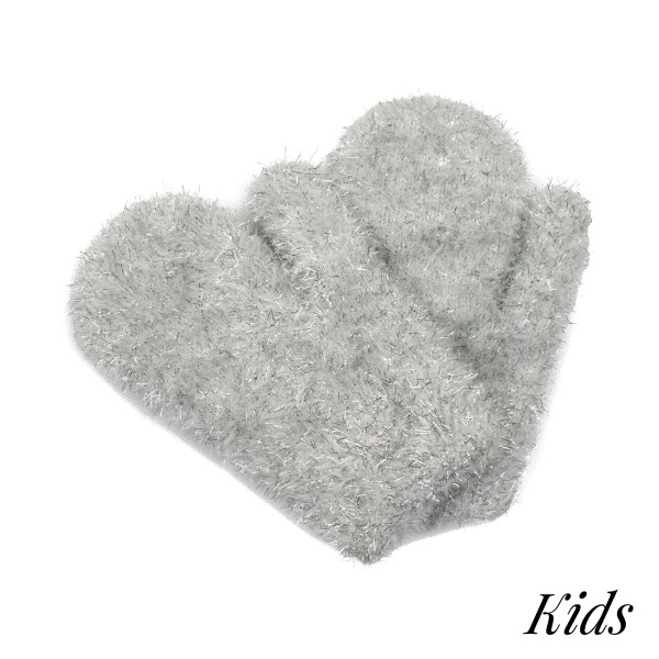 Wholesale kids Tinsel Knit Mittens S Fits Most Kids Years Polyester Nylon Metal