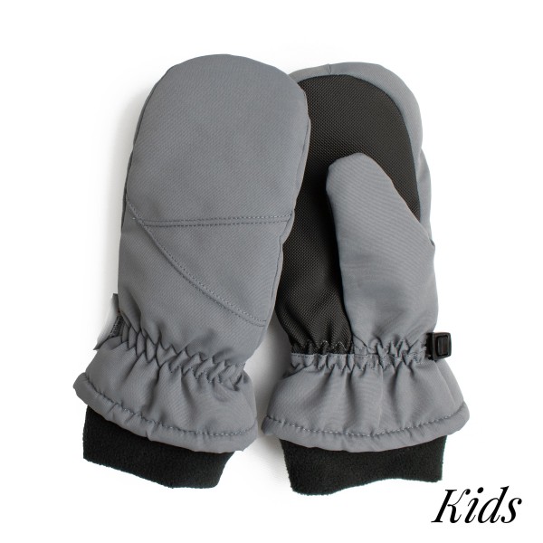 Wholesale kids Criss Cross Insulated Mittens M Thinsulate Insulation Lining Poly