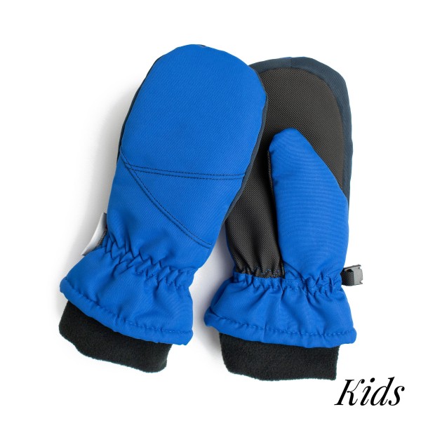 Wholesale kids Two Criss Cross Insulated Mittens M Thinsulate Insulation Lining