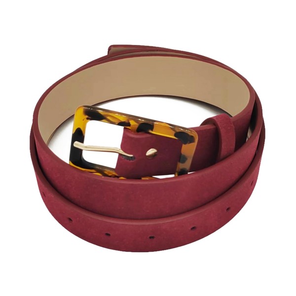 Wholesale faux Leather Belt Tortoise Belt Buckle W L Adjustable Holes Holes