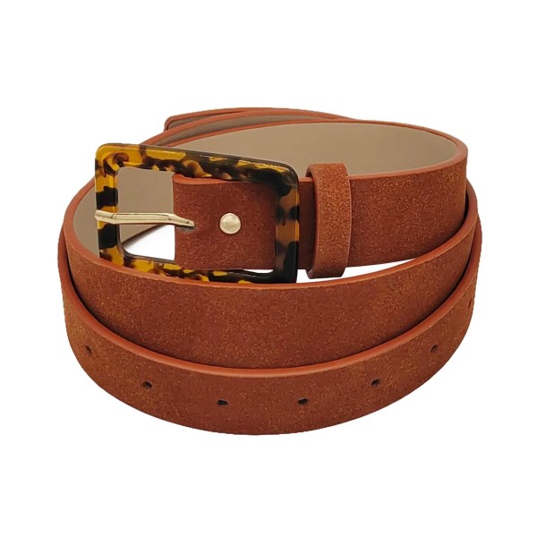 Wholesale faux Leather Belt Tortoise Belt Buckle W L Adjustable Holes Holes