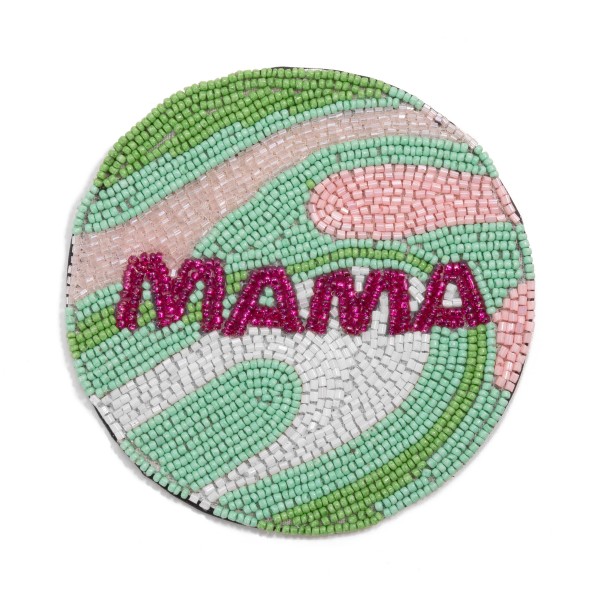 Wholesale seed Bead Mama Coaster D