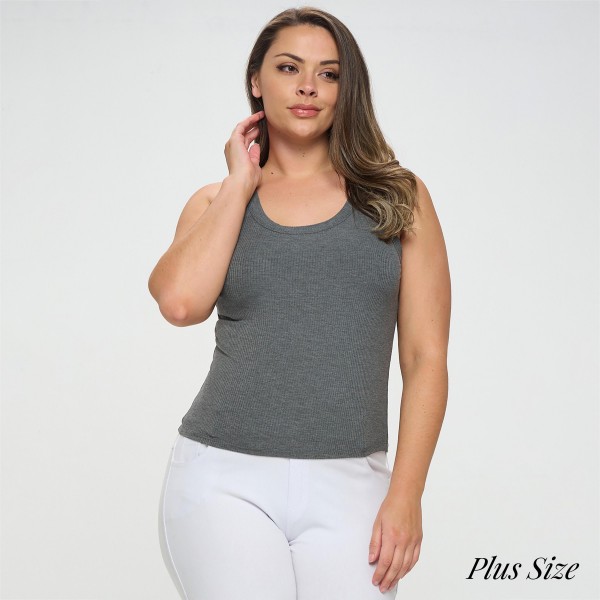 Women's Ribbed Seamless Scoop Neck Tank (6 Pack) 

- Seamless
- Fitted
- Scoop neck
- Ribbed
- 4-way stretch
- Lightweight
- Smooth

- Material: 92% Viscose/ 8 % Spandex 
- Pack Breakdown: 6 Pack 
