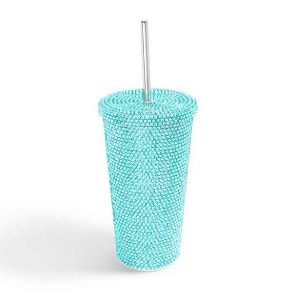 Wholesale rhinestone oz Stainless Tumbler Double Wall Vacuum Sealed Screw lid St