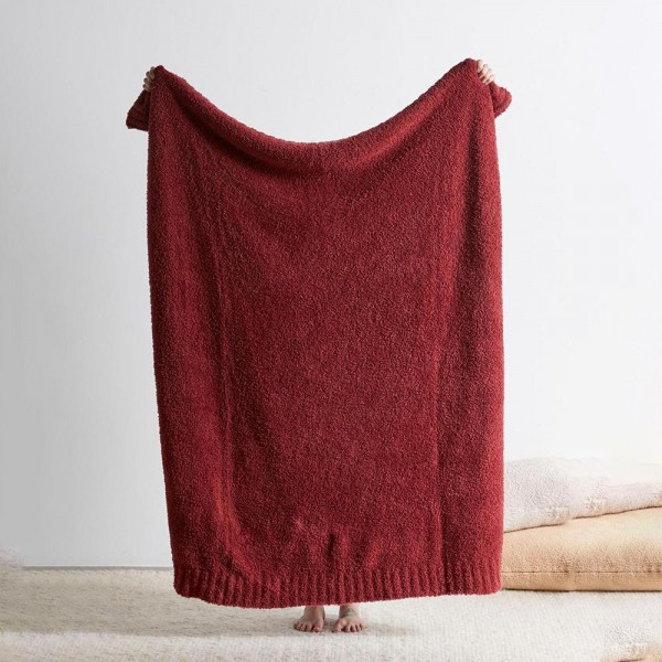 Wholesale super Soft Solid Colored Brushed Poly Microfiber Throw Blanket W L Pol
