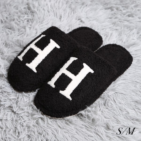 Wholesale comfyLuxe H Print Smile Slide Slippers US Women s S M M L Polyester Ru