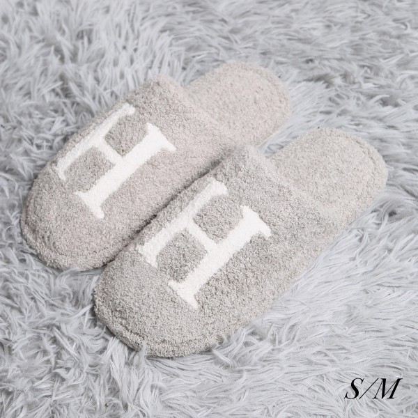 Wholesale comfyLuxe H Print Smile Slide Slippers US Women s S M M L Polyester Ru