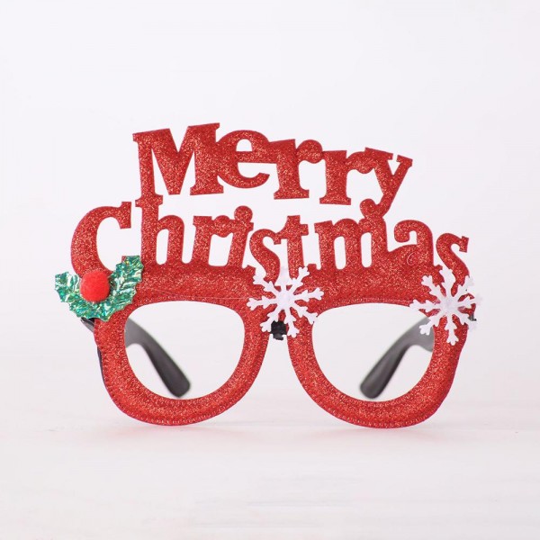 Wholesale novelty Christmas Themed Glasses One Fits Most