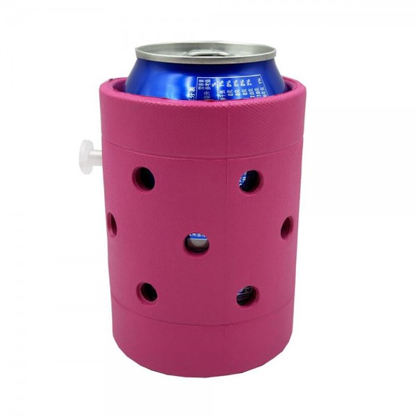 Lightweight Bottle/Can Holder With Tote Bag Attachment Charm

- Approximately 2.75"D
- Charm Removable 