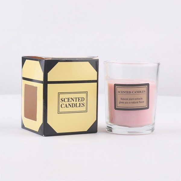 Scented Glass Tea Candle 

Scents : 
Yellow - Persimmon Bergomot
Orange - Orange Bergamot 
Blue -  Blueberry 
Pink - Rose 
White - Gardenia 
Red - Strawberry Mint
Grey -  SunFlower / Sea Salt
Mint - Clover
Green - White Tea Pear
Purple - Lavender 
- Approximately 2.5" T X 2" Diameter 
- Individually Boxed 

