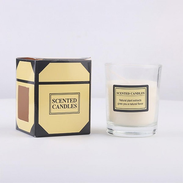 Scented Glass Tea Candle 

Scents : 
Yellow - Persimmon Bergomot
Orange - Orange Bergamot 
Blue -  Blueberry 
Pink - Rose 
White - Gardenia 
Red - Strawberry Mint
Grey -  SunFlower / Sea Salt
Mint - Clover
Green - White Tea Pear
Purple - Lavender 
- Approximately 2.5" T X 2" Diameter 
- Individually Boxed 

