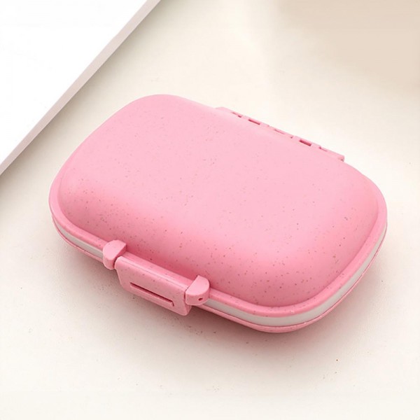 Wholesale speckled Eight Compartment Travel Case Hinge Snap Closure Lid Snap Clo