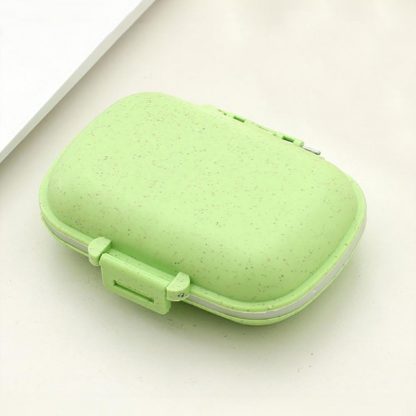 Wholesale speckled Eight Compartment Travel Case Hinge Snap Closure Lid Snap Clo