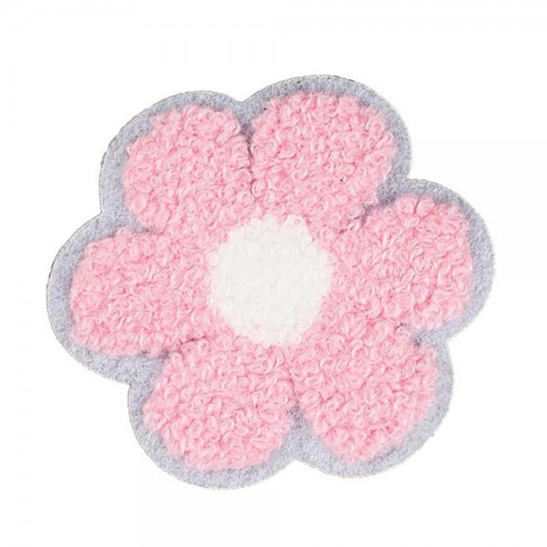 Wholesale chenille Flower Patch L Iron Sew Application