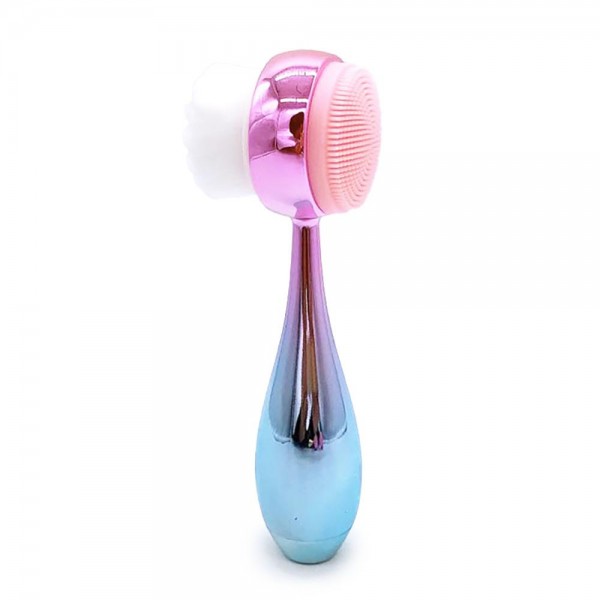 Wholesale double Sided Bristle Silicon Cleaning Tool Soft Bristle Brush Silicon