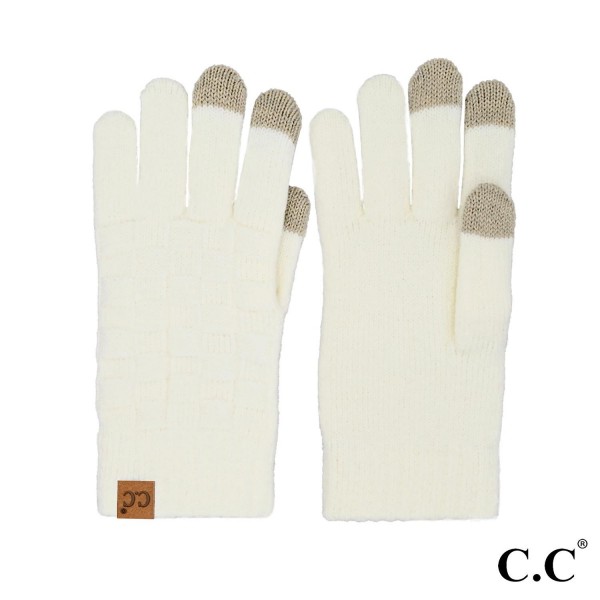 Wholesale c C GLC Weaving Glove One Fits Most Touchscreen Compatible Acrylic Pol