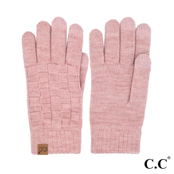 Wholesale c C GLC Weaving Glove One Fits Most Touchscreen Compatible Acrylic Pol