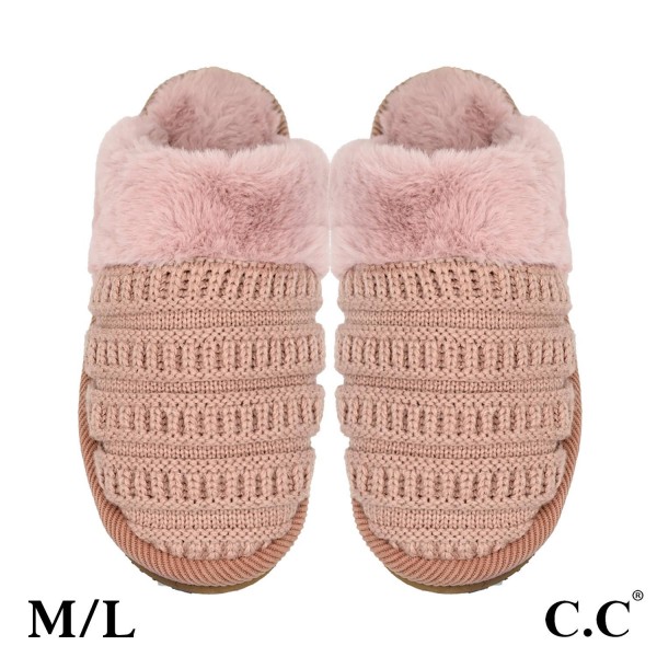 Wholesale c C SPE Ribbed Pattern Knitted Slippers US Women s S M M L Shell Acryl