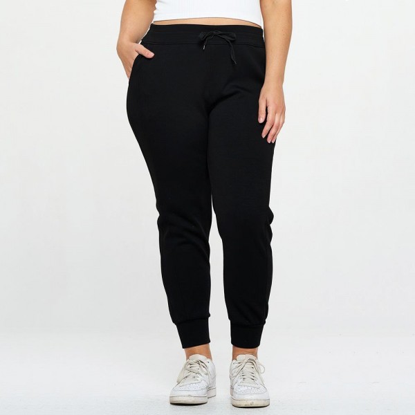 Wholesale women s Plus Sporty Chic Ultra Comfy Scuba Joggers Pack Adjustable Dra