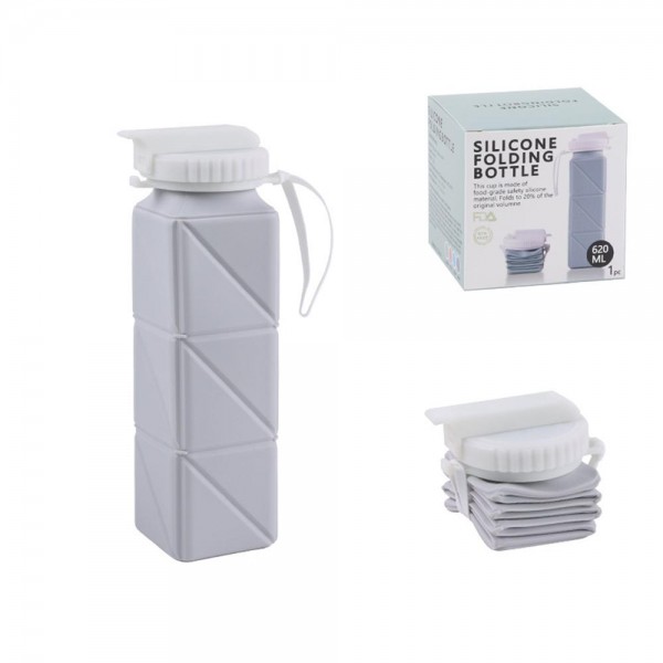 Wholesale silicone Folding Bottle Leak Proof BPA free L ML