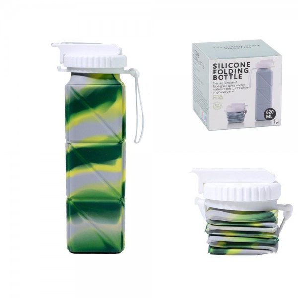 Wholesale silicone Folding Bottle Leak Proof BPA free L ML