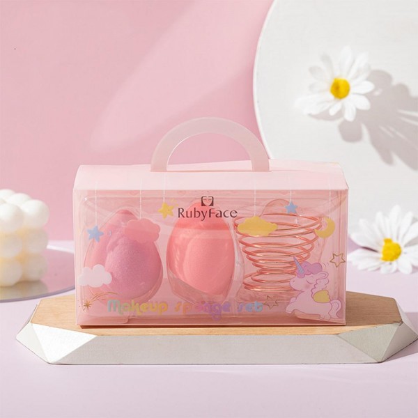 Beauty Blender Set 

- 2 Sponges
- 1 Sponge Holder 