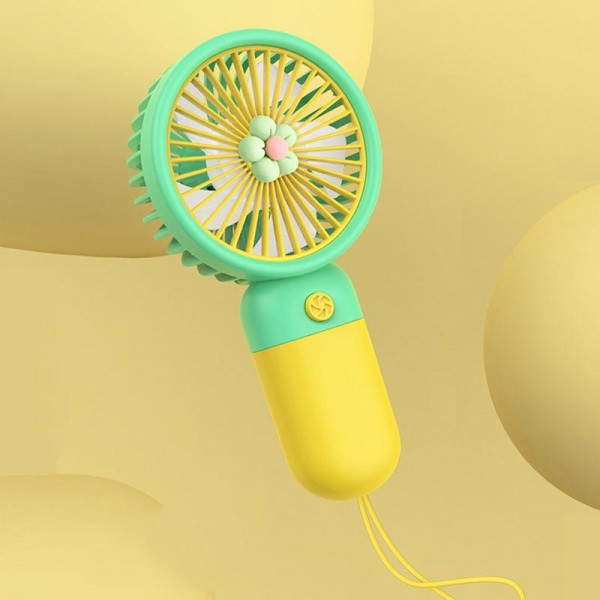Wholesale two Portable Fan USB Rechargeable Charger Included Removable Base L