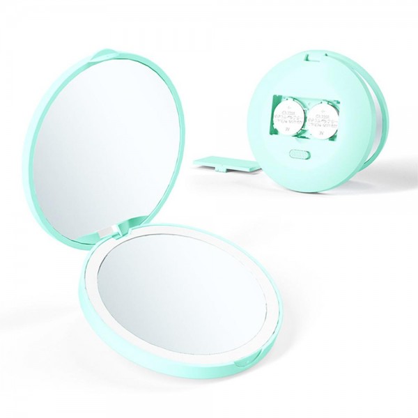 Wholesale lED Compact Make Up Mirror Magnification Battery Powered D