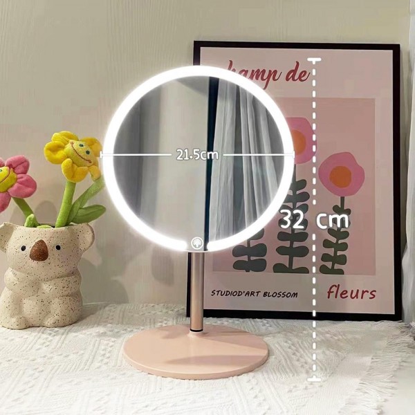 Wholesale portable LED Cosmetic Mirror Dimming Settings USB rechargeable Charger