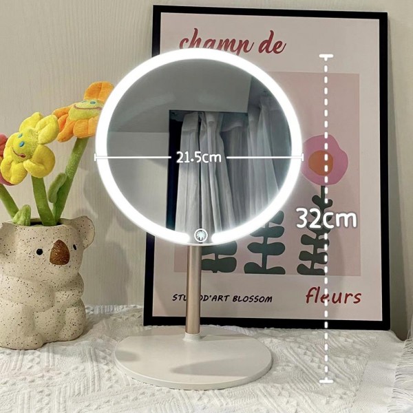 Wholesale portable LED Cosmetic Mirror Dimming Settings USB rechargeable Charger