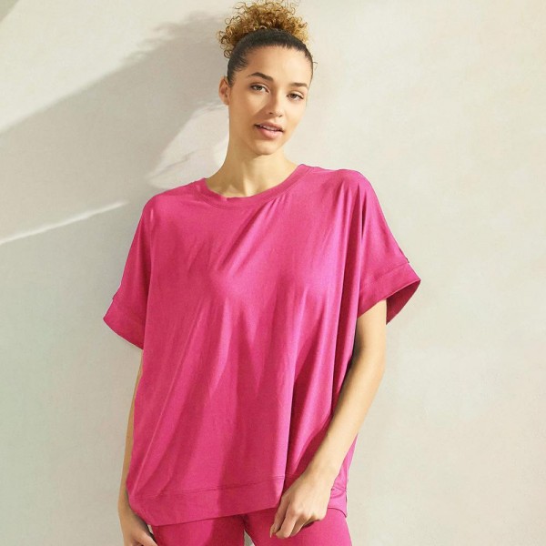 Wholesale short Sleeve Crew Neck Top pack Loose Fit Lightweight Breathable Soft