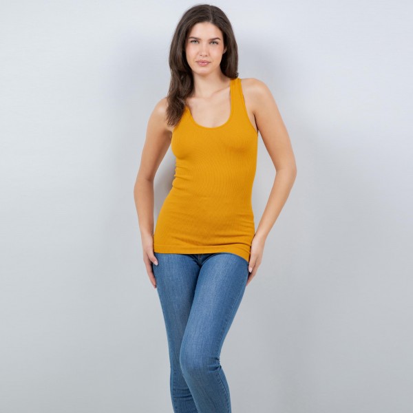Wholesale seamless Racerback Tank Top One Fits Most Soft Stretchy Nylon Spandex