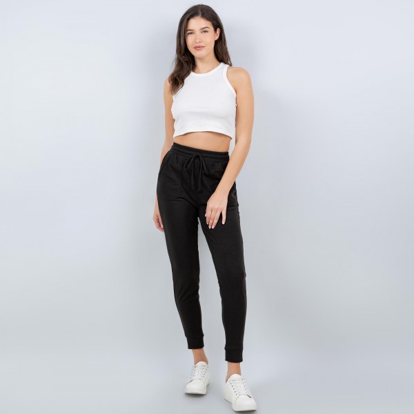Wholesale porkchop Pocket Joggers Pack Soft Stretchy Elastic Waistband Polyester