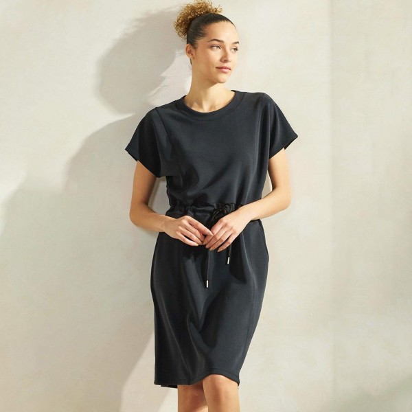 Wholesale all Day Sofie Soft Modal Short Sleeve Scuba Dress Pack Crew Neckline P