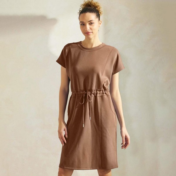 All-Day Sofie Soft Modal Short Sleeve Scuba Dress (6-Pack)

- Crew Neckline
- Princess Seams
- Self Adjustable String
- Two Side Pockets
- 40% Modal 53% Polyester 7% Spandex 
