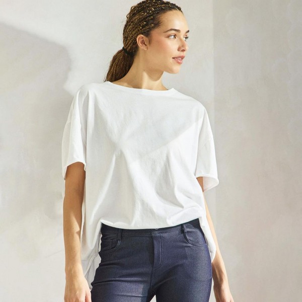 Wholesale essential Raw Edge Tee Pack Comfortable Breathable Oversized Round Ne