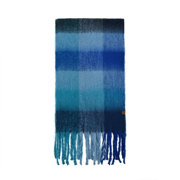 Wholesale c C SFC Multi Color Check Pattern Woven Scarf Polyester W L