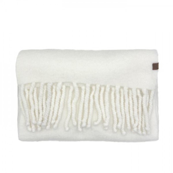 C.C SFC0135
Heathered solid Woven Scarf 

- 3% AP / 22% Nylon / 75% Acrylic
- One Size